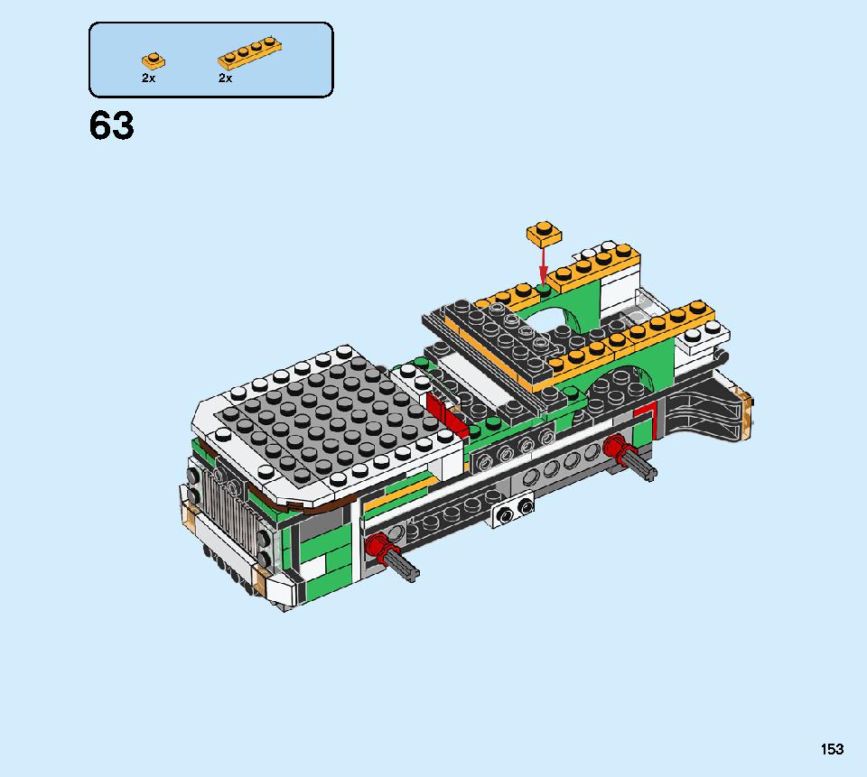 Monster Burger Truck 31104 LEGO information LEGO instructions 153 page