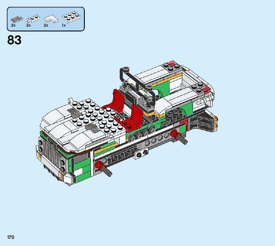 モンスターバーガー・トラック 31104 レゴの商品情報 レゴの説明書・組立方法 170 page