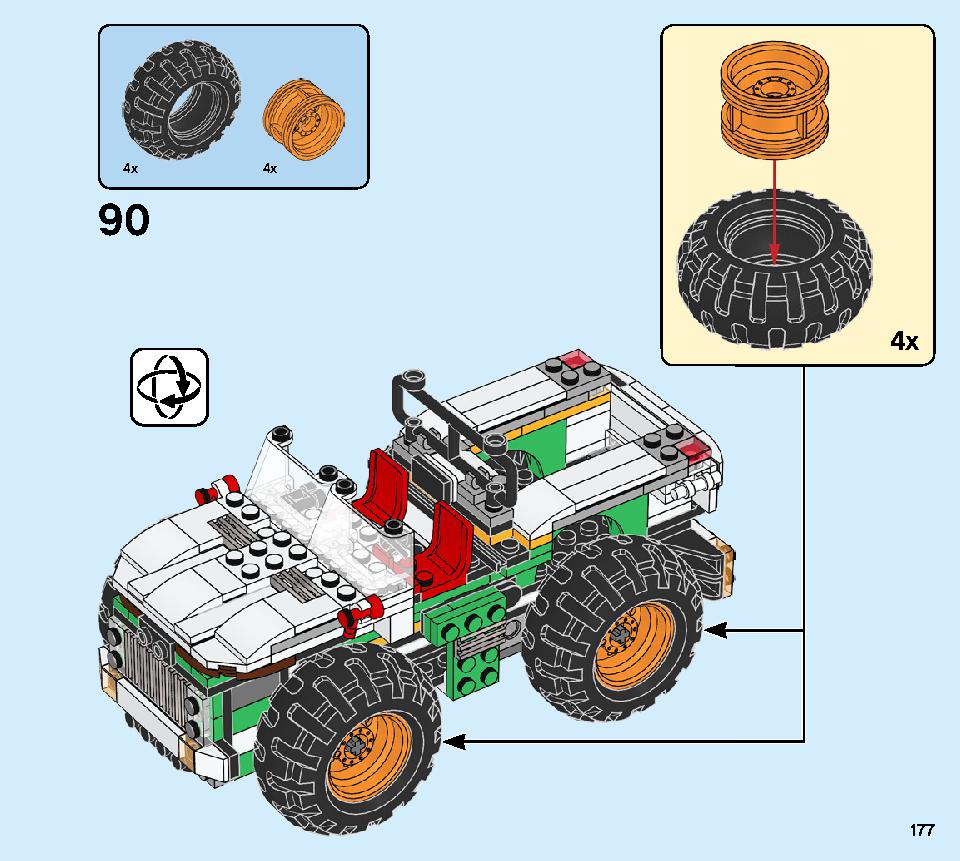 モンスターバーガー・トラック 31104 レゴの商品情報 レゴの説明書・組立方法 177 page
