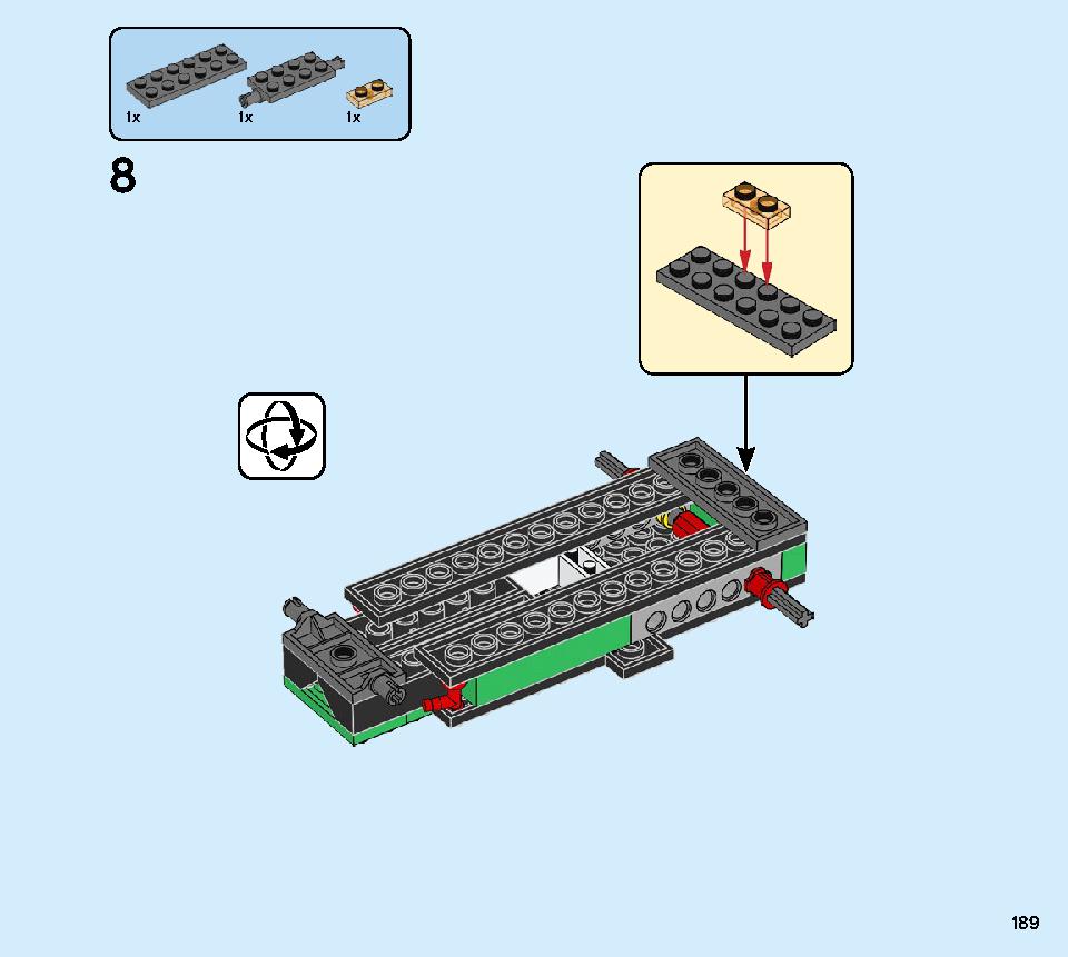 モンスターバーガー・トラック 31104 レゴの商品情報 レゴの説明書・組立方法 189 page