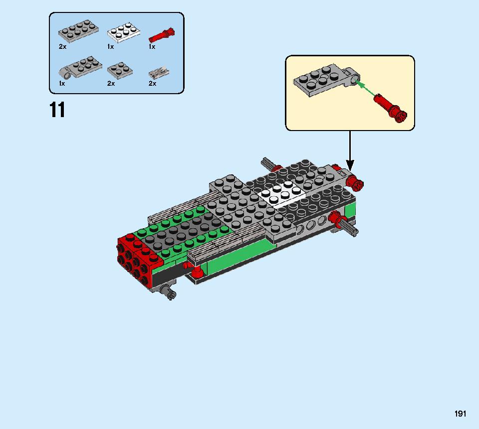 モンスターバーガー・トラック 31104 レゴの商品情報 レゴの説明書・組立方法 191 page