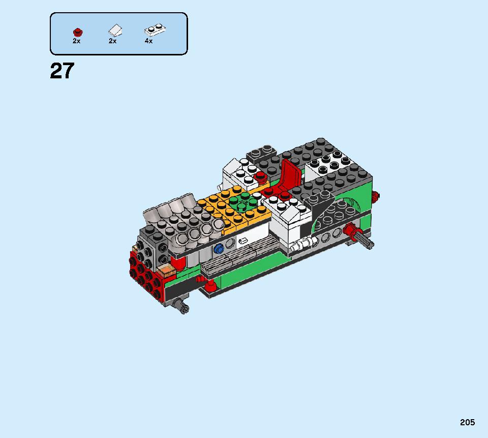モンスターバーガー・トラック 31104 レゴの商品情報 レゴの説明書・組立方法 205 page
