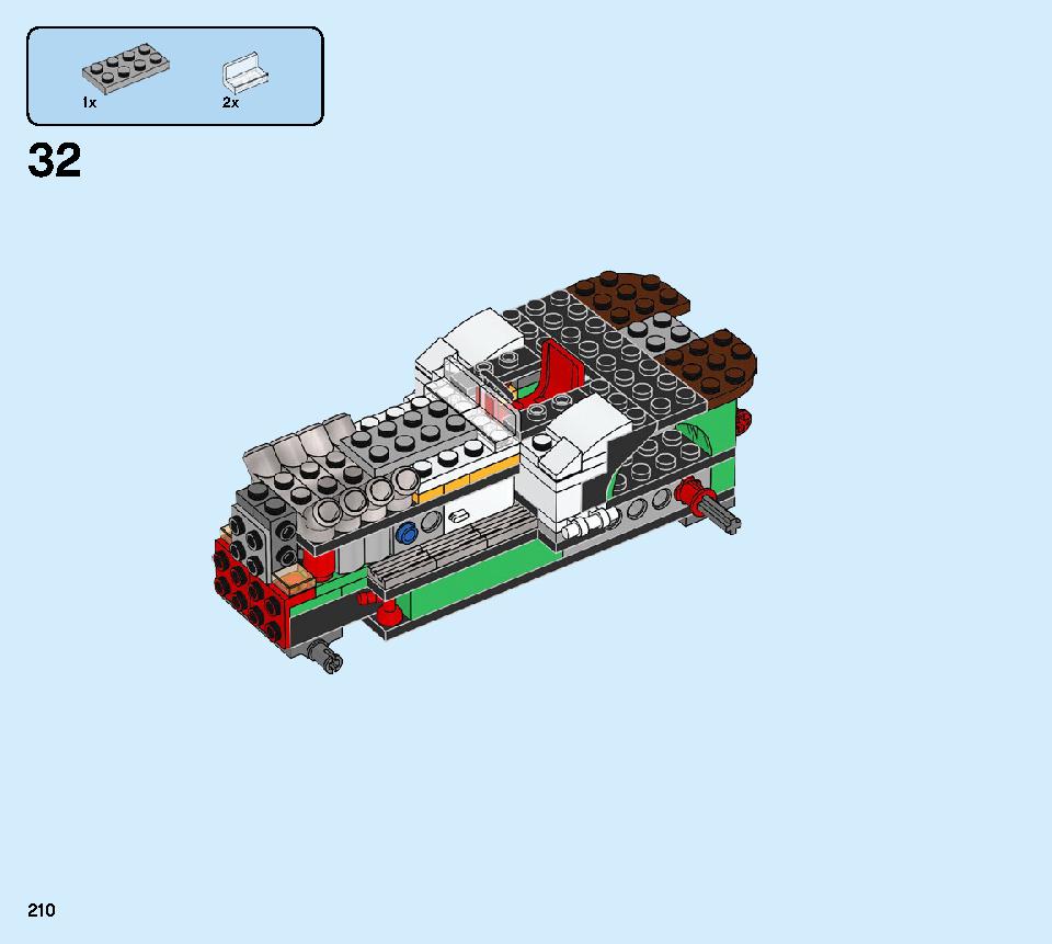 モンスターバーガー・トラック 31104 レゴの商品情報 レゴの説明書・組立方法 210 page