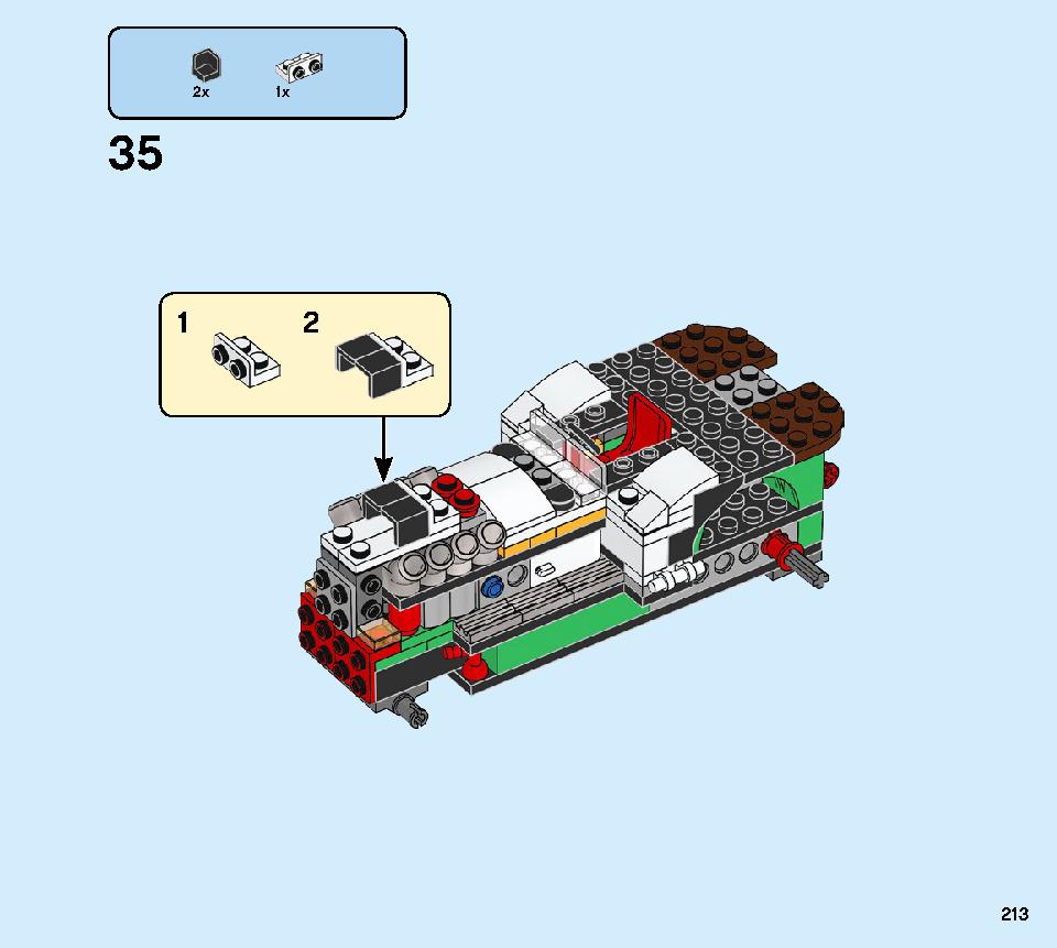 モンスターバーガー・トラック 31104 レゴの商品情報 レゴの説明書・組立方法 213 page