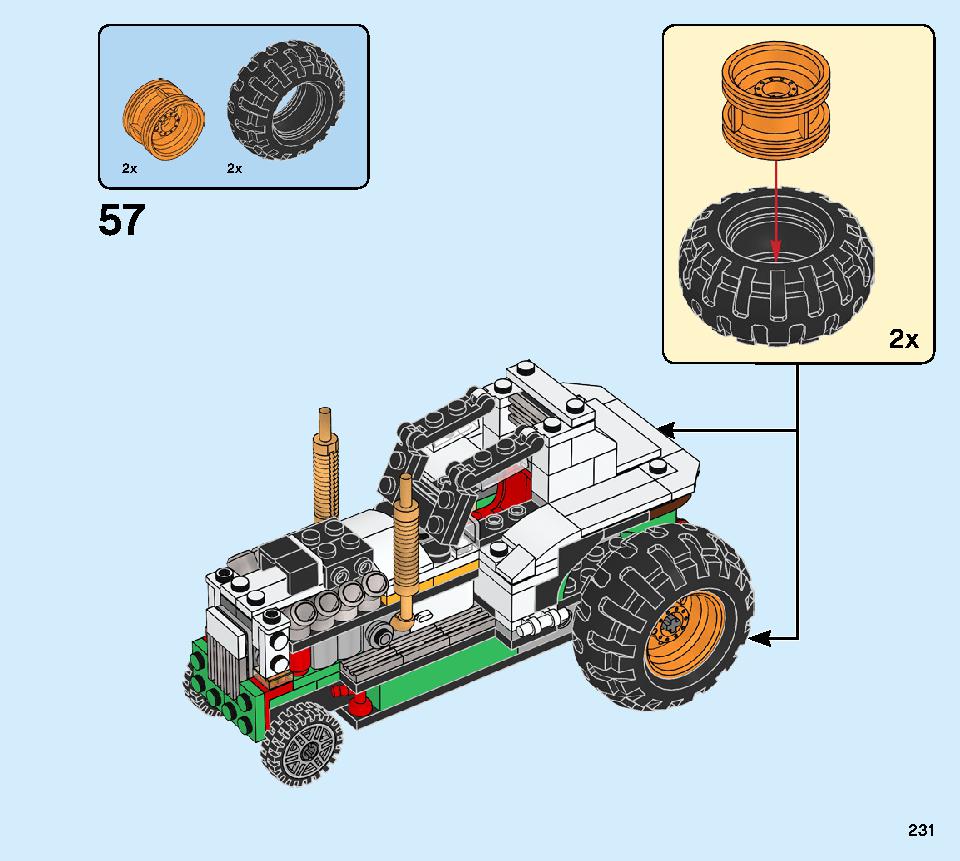 モンスターバーガー・トラック 31104 レゴの商品情報 レゴの説明書・組立方法 231 page