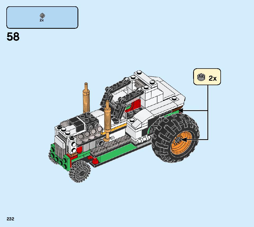 モンスターバーガー・トラック 31104 レゴの商品情報 レゴの説明書・組立方法 232 page