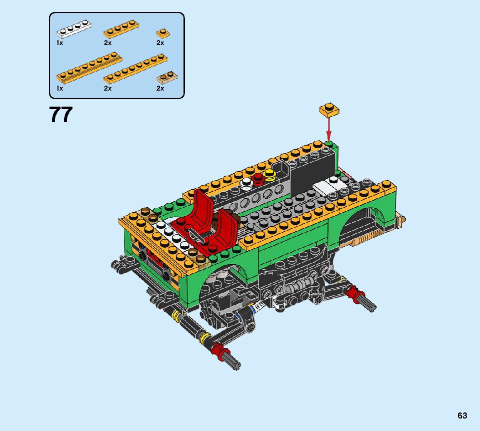 モンスターバーガー・トラック 31104 レゴの商品情報 レゴの説明書・組立方法 63 page