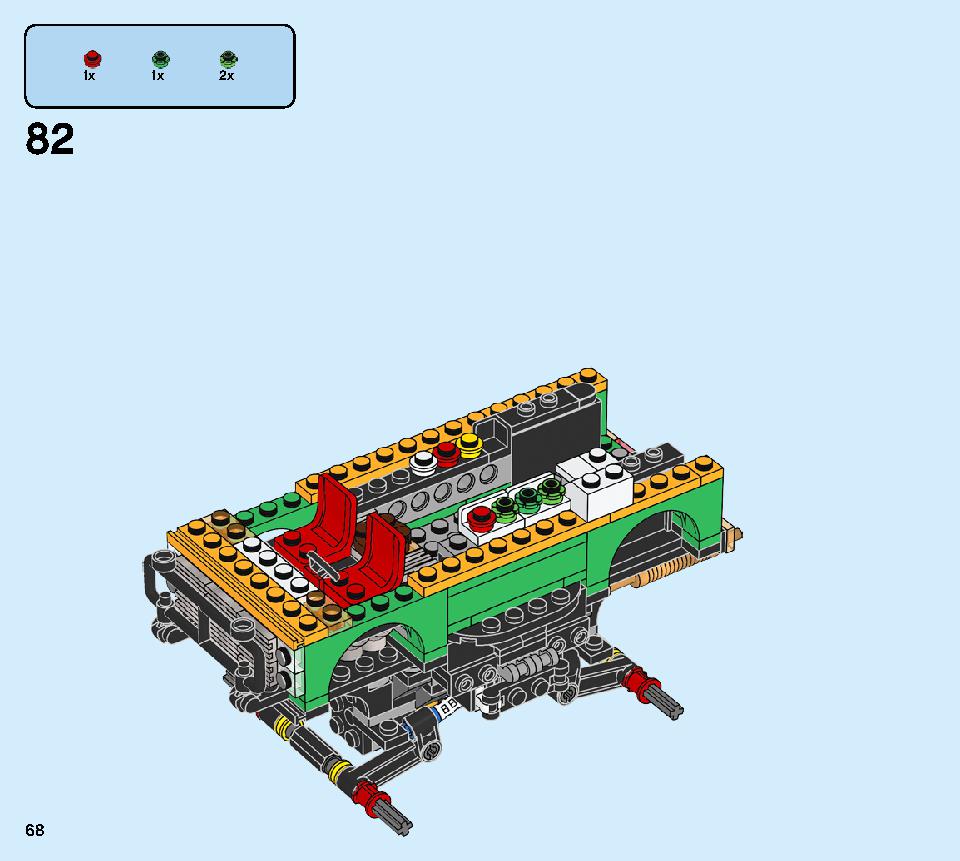 モンスターバーガー・トラック 31104 レゴの商品情報 レゴの説明書・組立方法 68 page