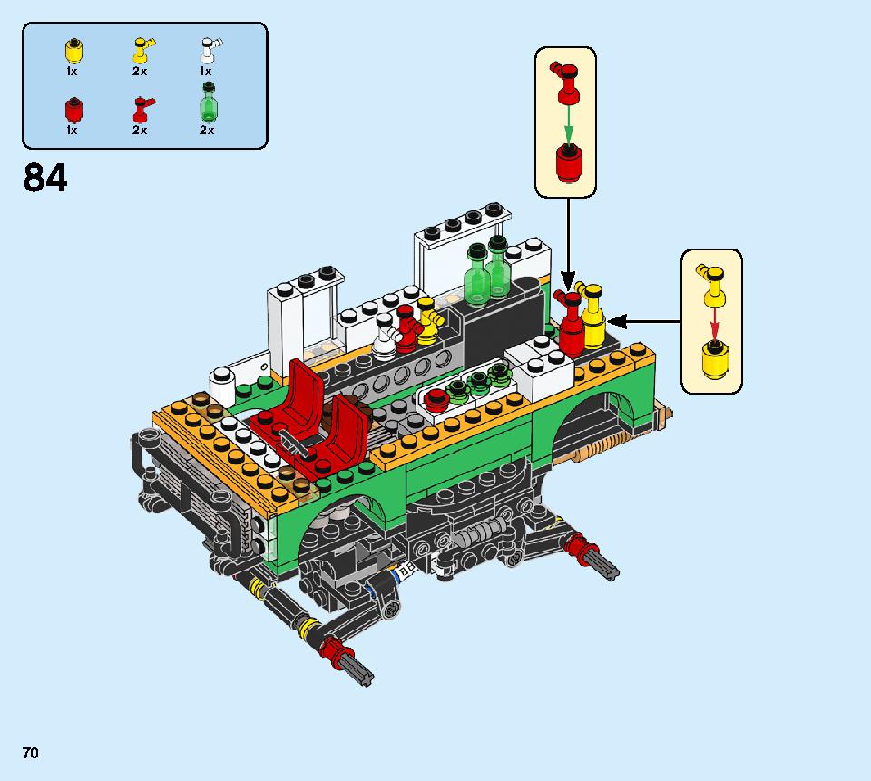 モンスターバーガー・トラック 31104 レゴの商品情報 レゴの説明書・組立方法 70 page