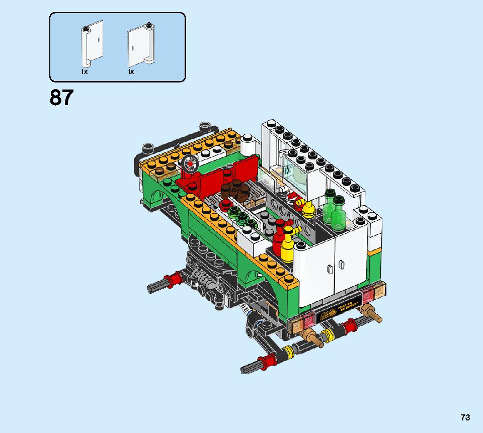 Monster Burger Truck 31104 LEGO information LEGO instructions 73 page