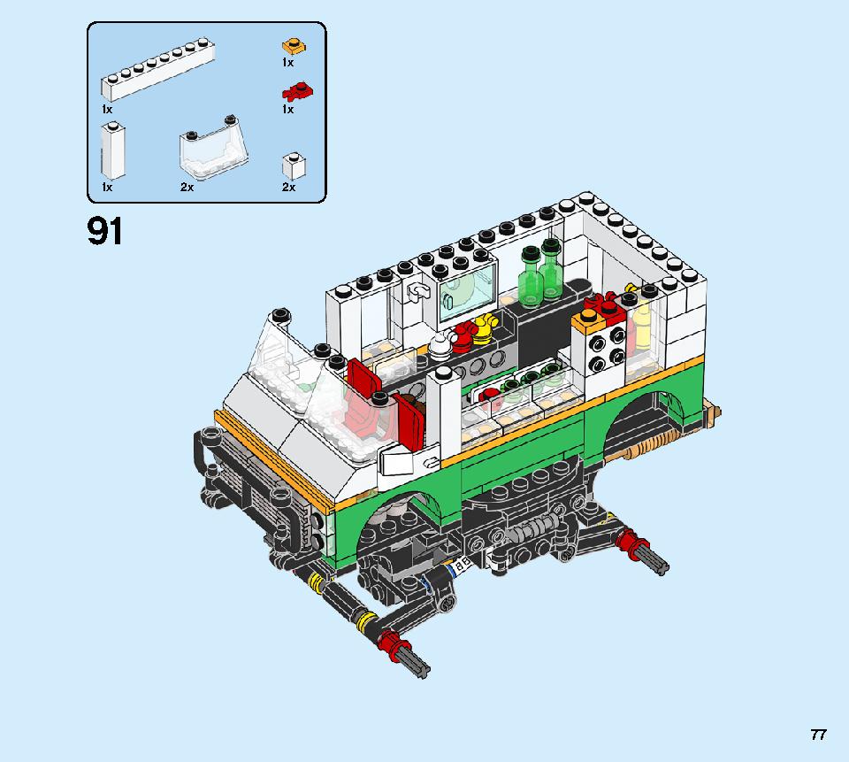 Monster Burger Truck 31104 LEGO information LEGO instructions 77 page