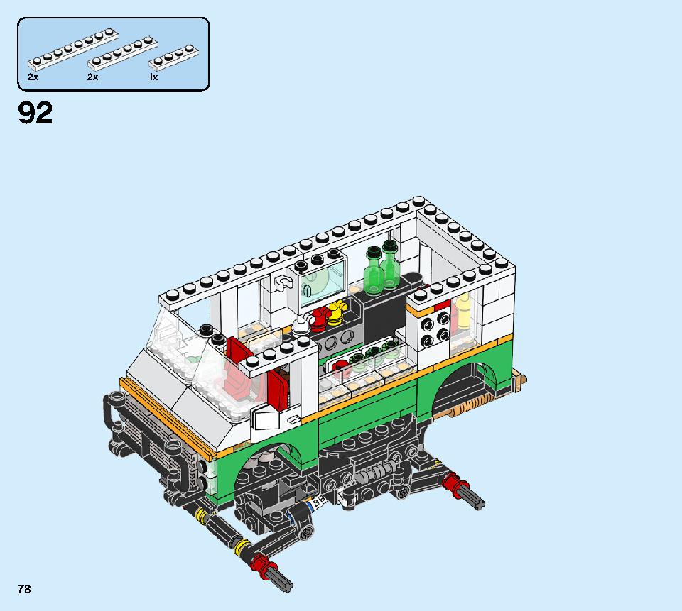 Monster Burger Truck 31104 LEGO information LEGO instructions 78 page