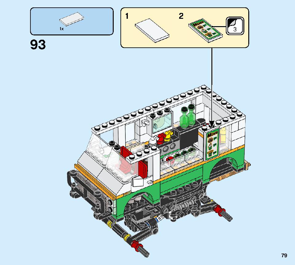 Monster Burger Truck 31104 LEGO information LEGO instructions 79 page
