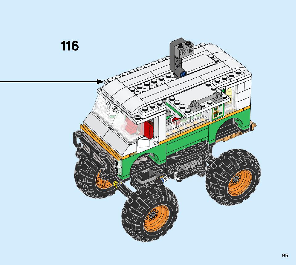 モンスターバーガー・トラック 31104 レゴの商品情報 レゴの説明書・組立方法 95 page