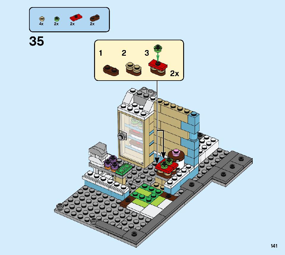 タウンハウス おもちゃ屋さん 31105 レゴの商品情報 レゴの説明書・組立方法 141 page