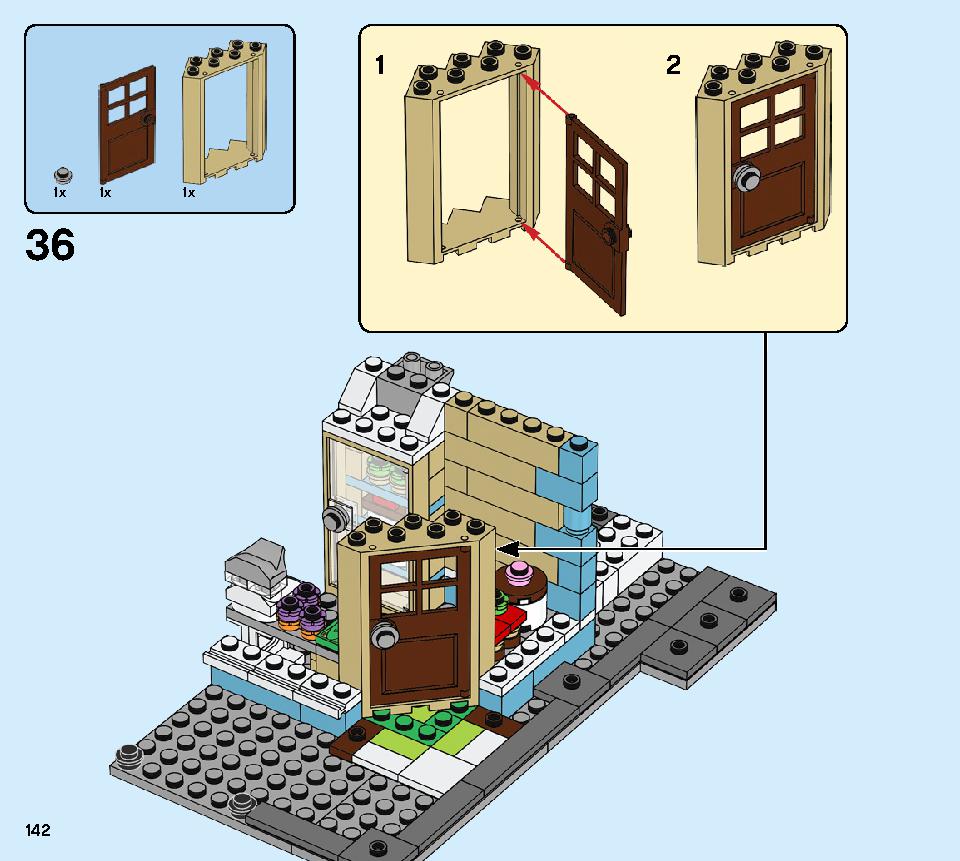 タウンハウス おもちゃ屋さん 31105 レゴの商品情報 レゴの説明書・組立方法 142 page