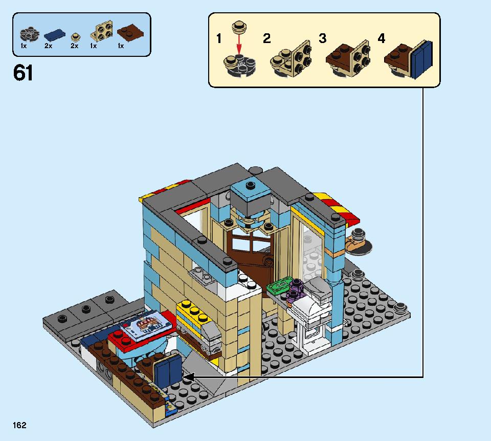 タウンハウス おもちゃ屋さん 31105 レゴの商品情報 レゴの説明書・組立方法 162 page