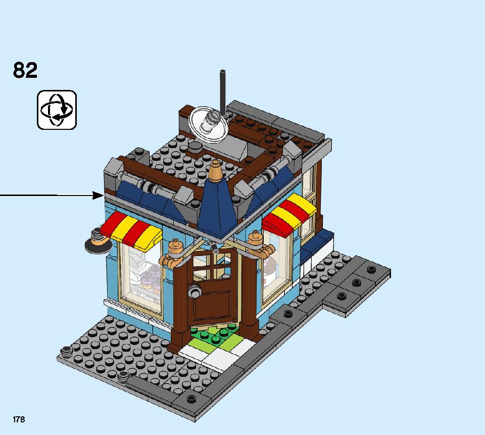 タウンハウス おもちゃ屋さん 31105 レゴの商品情報 レゴの説明書・組立方法 178 page