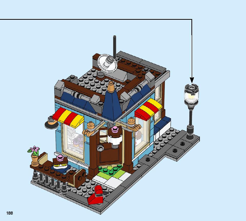 タウンハウス おもちゃ屋さん 31105 レゴの商品情報 レゴの説明書・組立方法 188 page