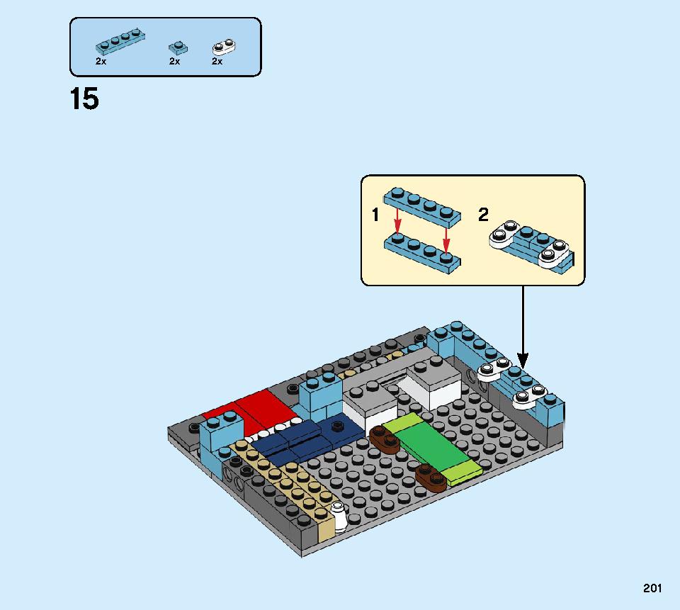 タウンハウス おもちゃ屋さん 31105 レゴの商品情報 レゴの説明書・組立方法 201 page