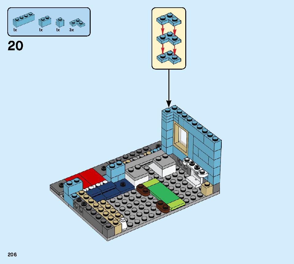 タウンハウス おもちゃ屋さん 31105 レゴの商品情報 レゴの説明書・組立方法 206 page