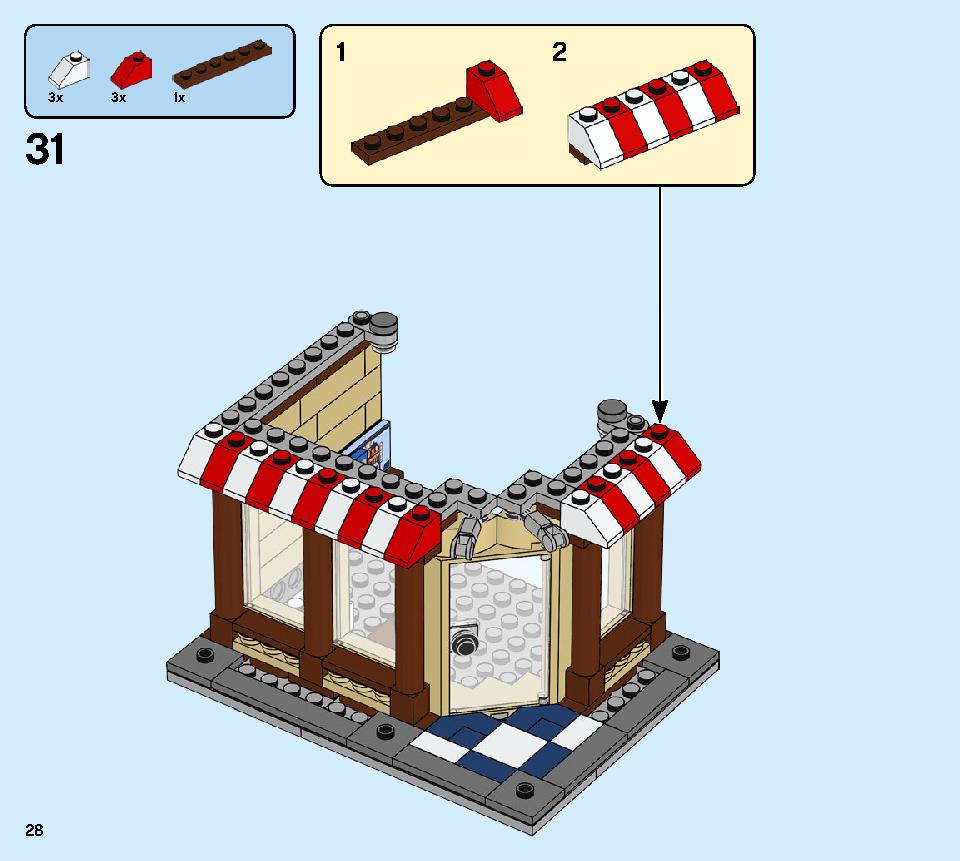 Townhouse Toy Store 31105 LEGO information LEGO instructions 28 page