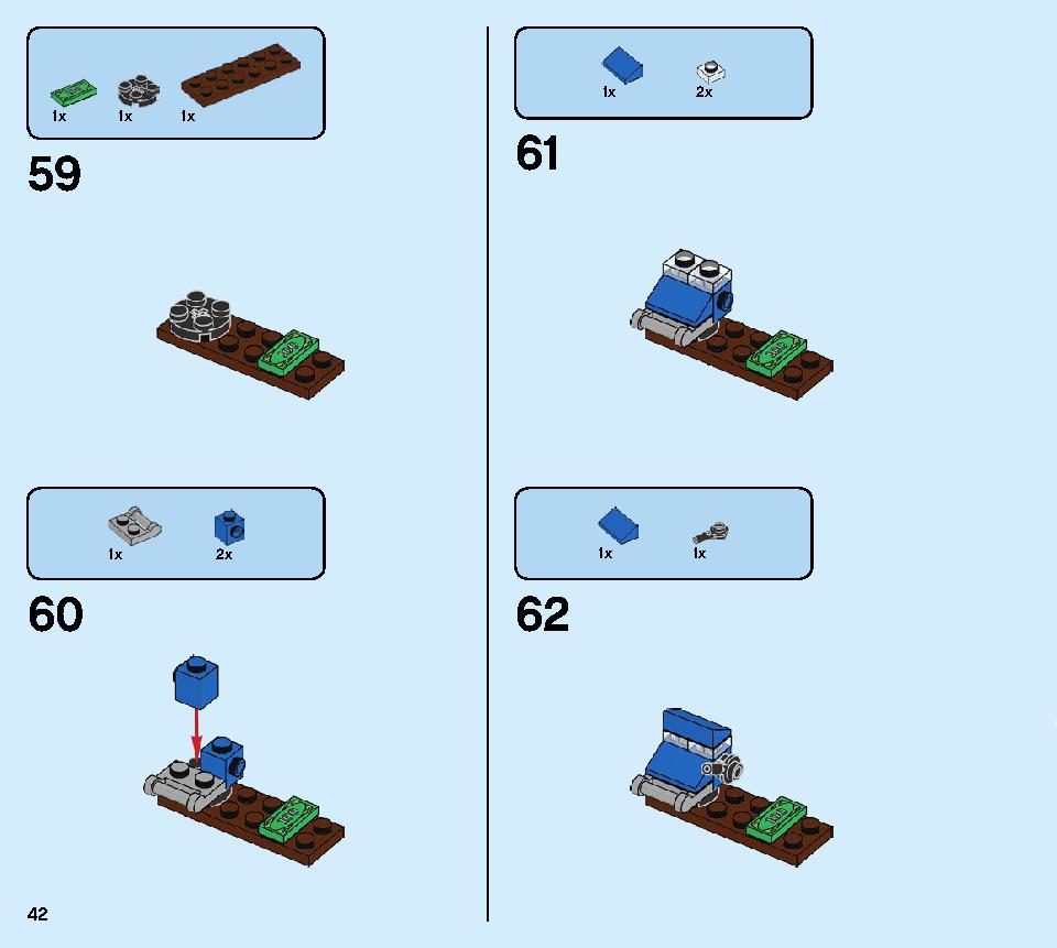 タウンハウス おもちゃ屋さん 31105 レゴの商品情報 レゴの説明書・組立方法 42 page