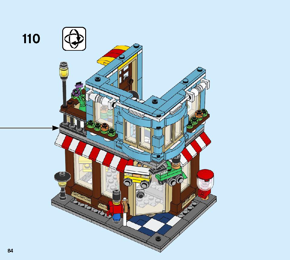 타운하우스 장난감 가게 31105 레고 세트 제품정보 레고 조립설명서 84 page