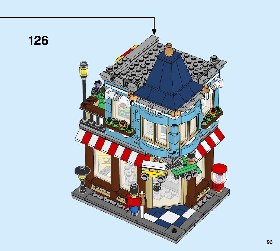타운하우스 장난감 가게 31105 레고 세트 제품정보 레고 조립설명서 93 page