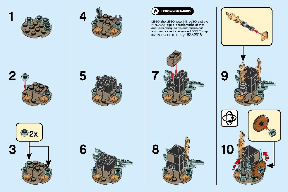 Minifigure Pack 40342 LEGO information LEGO instructions 2 page