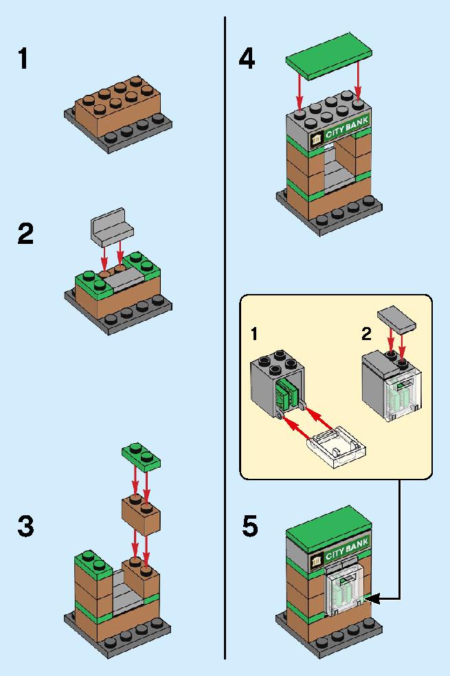 Police Minifigure Accessory Set 40372 LEGO information LEGO instructions 2 page