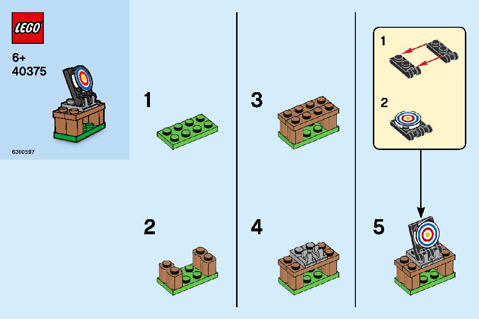 Sports Accessories 40375 LEGO information LEGO instructions 1 page
