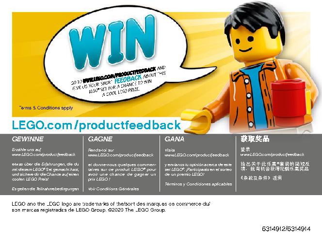 Donald Duck 40377 LEGO information LEGO instructions 36 page