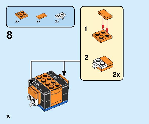 Goofy and Pluto 40378 LEGO information LEGO instructions 10 page