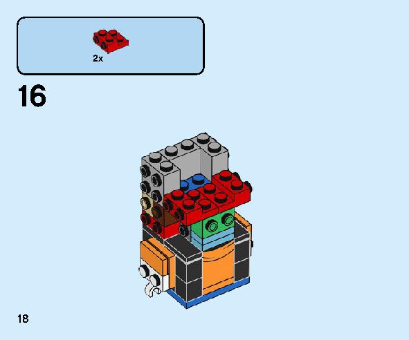 Goofy and Pluto 40378 レゴの商品情報 レゴの説明書・組立方法 18 page