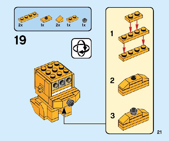 Goofy and Pluto 40378 LEGO information LEGO instructions 21 page