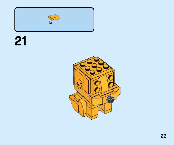 Goofy and Pluto 40378 レゴの商品情報 レゴの説明書・組立方法 23 page
