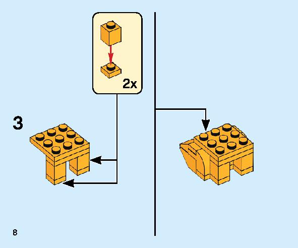 Goofy and Pluto 40378 レゴの商品情報 レゴの説明書・組立方法 8 page