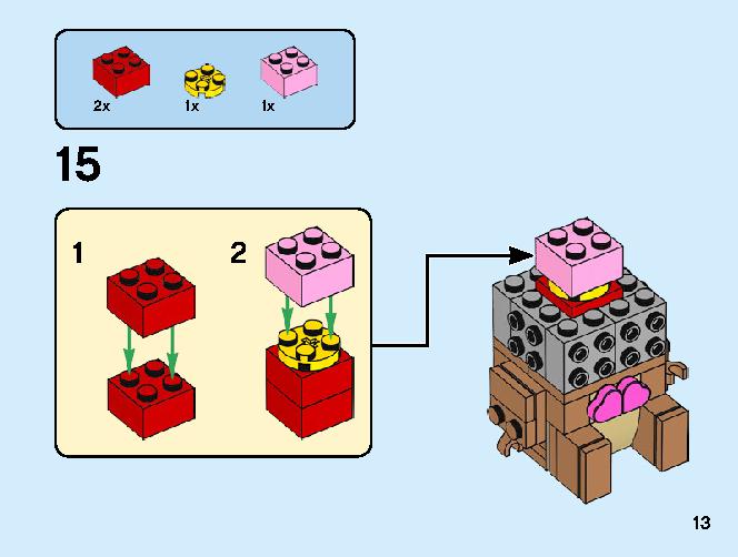 Bear 40379 LEGO information LEGO instructions 13 page