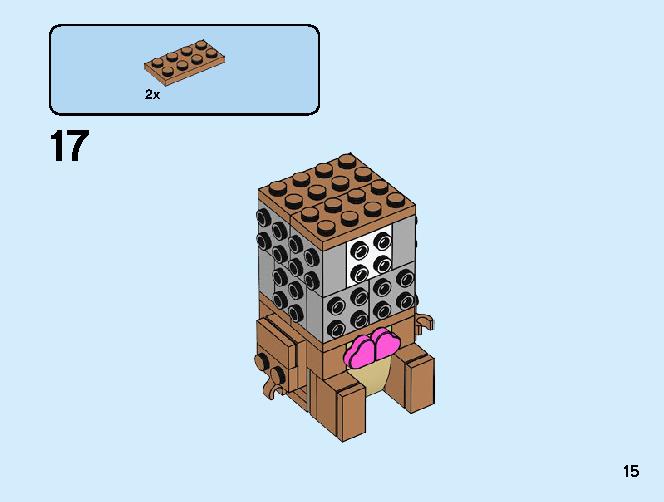 Bear 40379 レゴの商品情報 レゴの説明書・組立方法 15 page