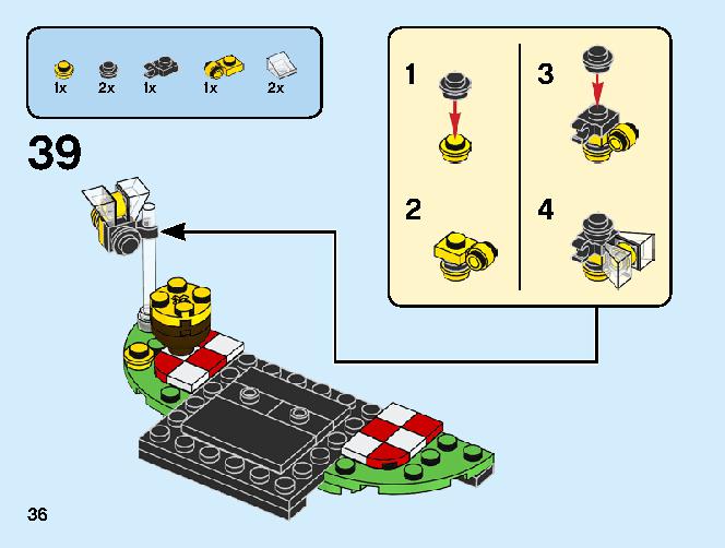 Bear 40379 レゴの商品情報 レゴの説明書・組立方法 36 page