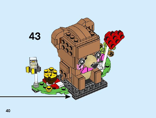 Bear 40379 レゴの商品情報 レゴの説明書・組立方法 40 page
