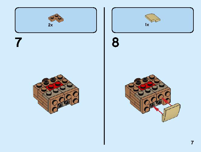 Bear 40379 LEGO information LEGO instructions 7 page