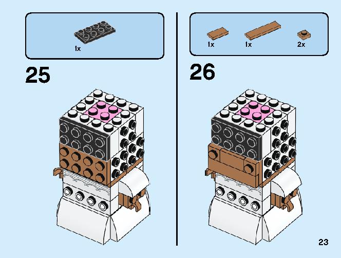 Bride 40383 LEGO information LEGO instructions 23 page