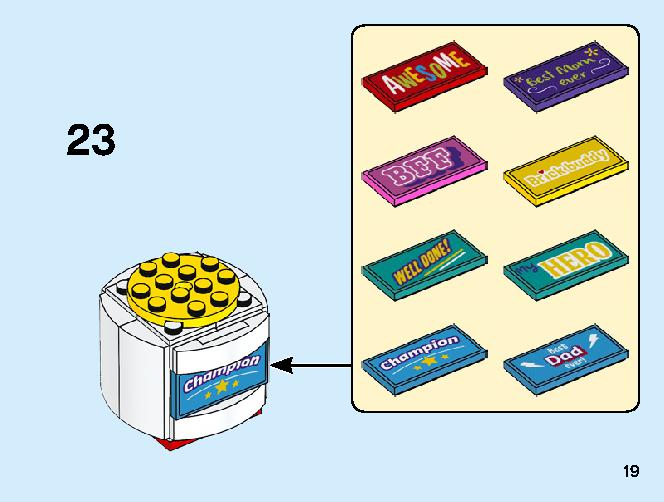 Trophy 40385 レゴの商品情報 レゴの説明書・組立方法 19 page