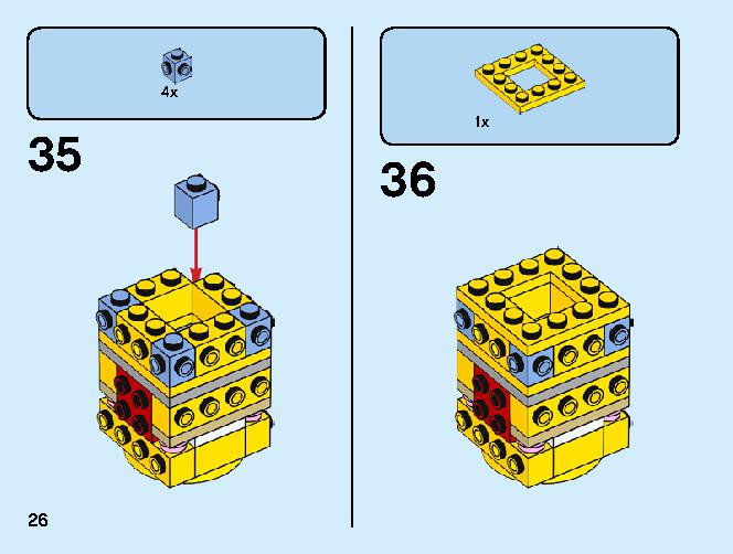 Trophy 40385 LEGO information LEGO instructions 26 page