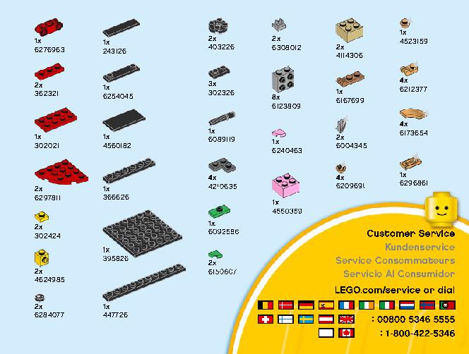 Lucky Cat 40436 LEGO information LEGO instructions 43 page