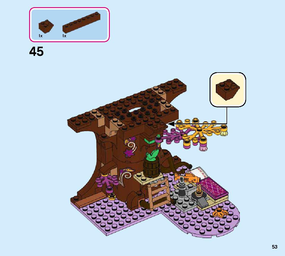 アナと雪の女王２‟マジカル・ツリーハウス” 41164 レゴの商品情報 レゴの説明書・組立方法 53 page