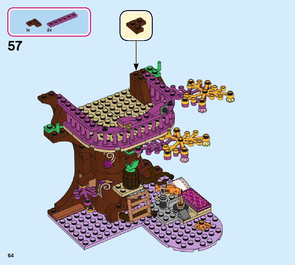 アナと雪の女王２‟マジカル・ツリーハウス” 41164 レゴの商品情報 レゴの説明書・組立方法 64 page