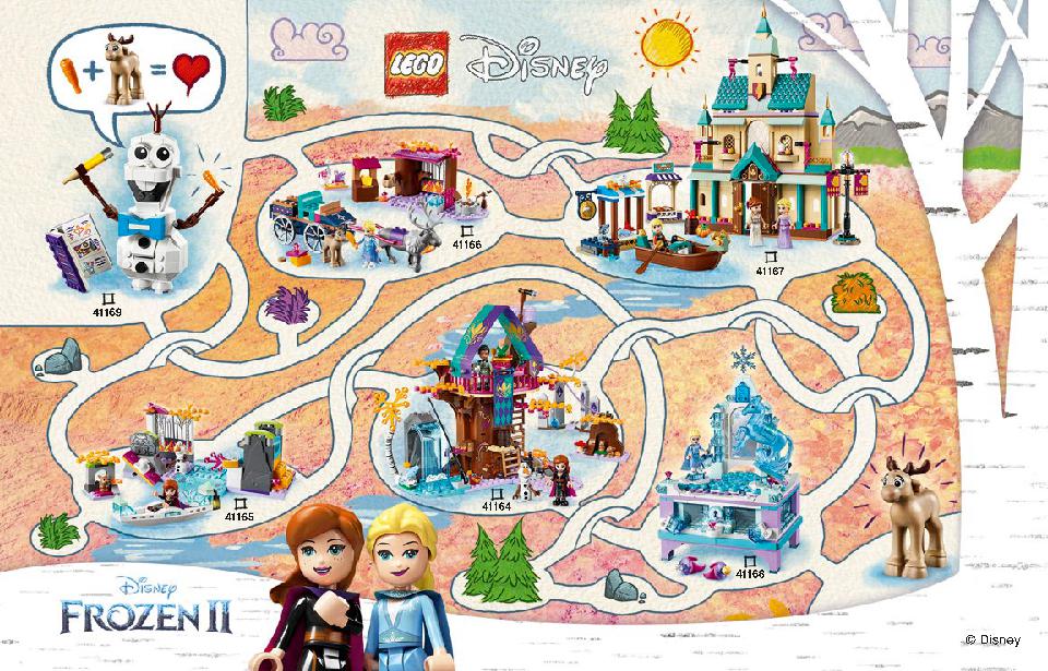 Elsa's Wagon Adventure 41166 LEGO information LEGO instructions 69 page